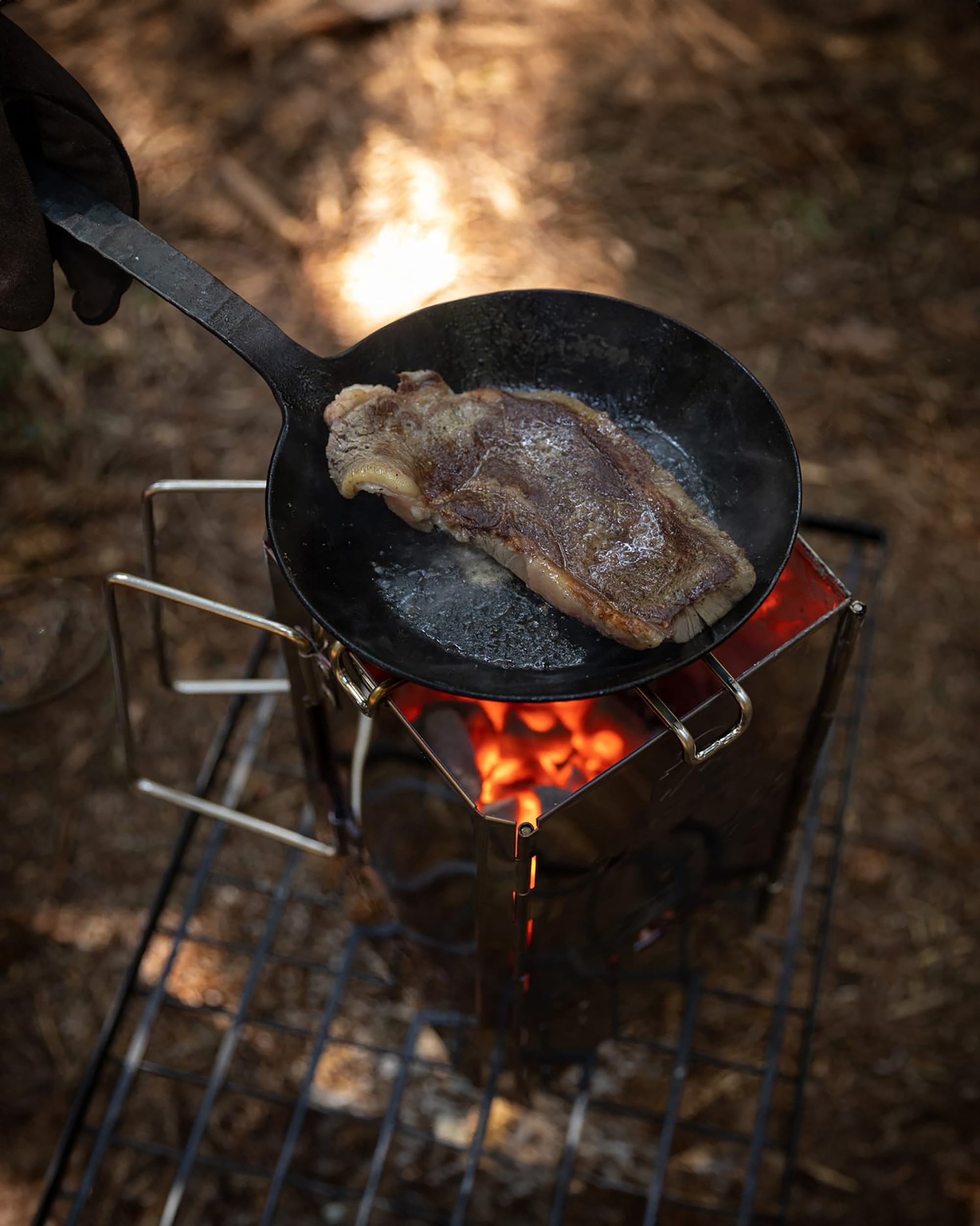 Four-Sided Foldable Charcoal Chimney Fire Starter