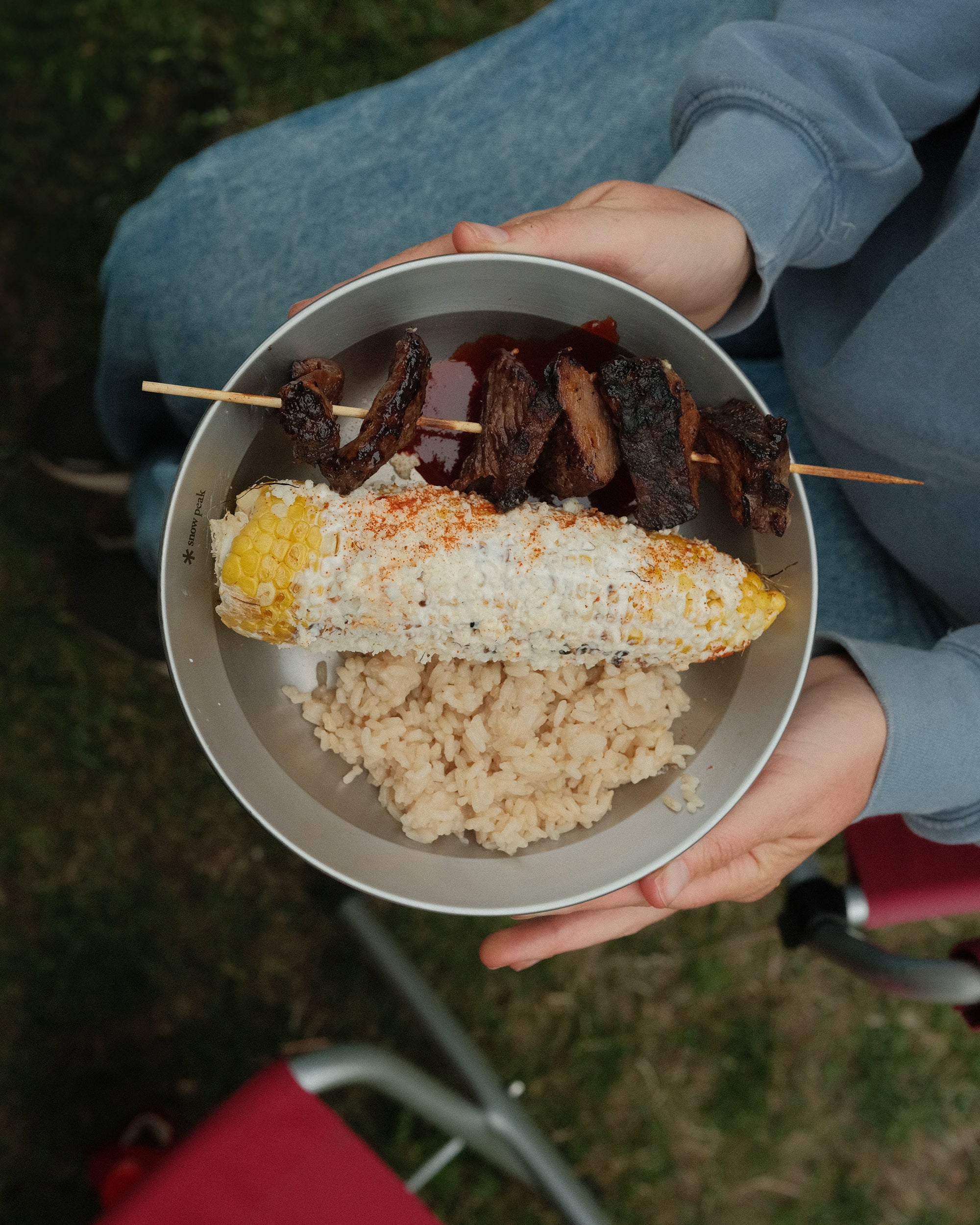 Elotes (Mexican Street Corn) at Camp