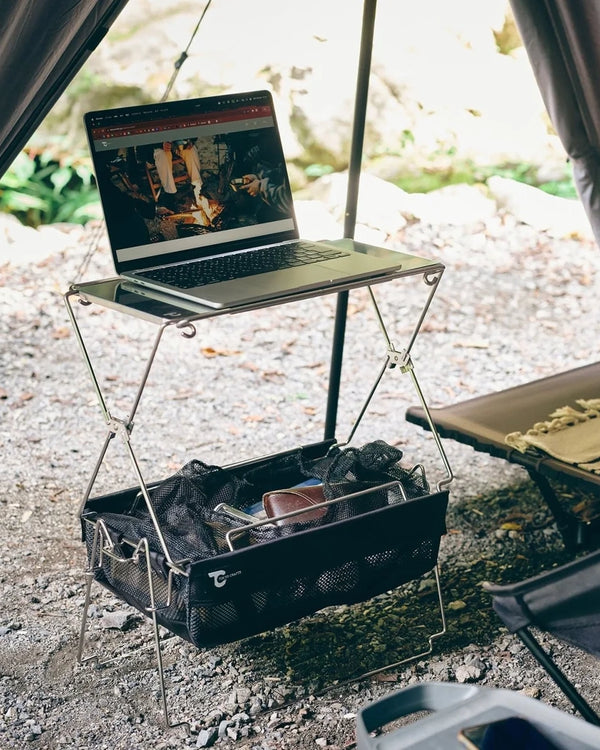 TOKYO CRAFTS COORDUNIT Stainless Steel Camp Table – Kōrogi TOKYO CRAFTS COORDUNIT Stainless Steel Camp Table – Kōrogi