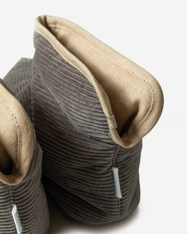 Sasawashi Corduroy Tent Boots (Taupe)