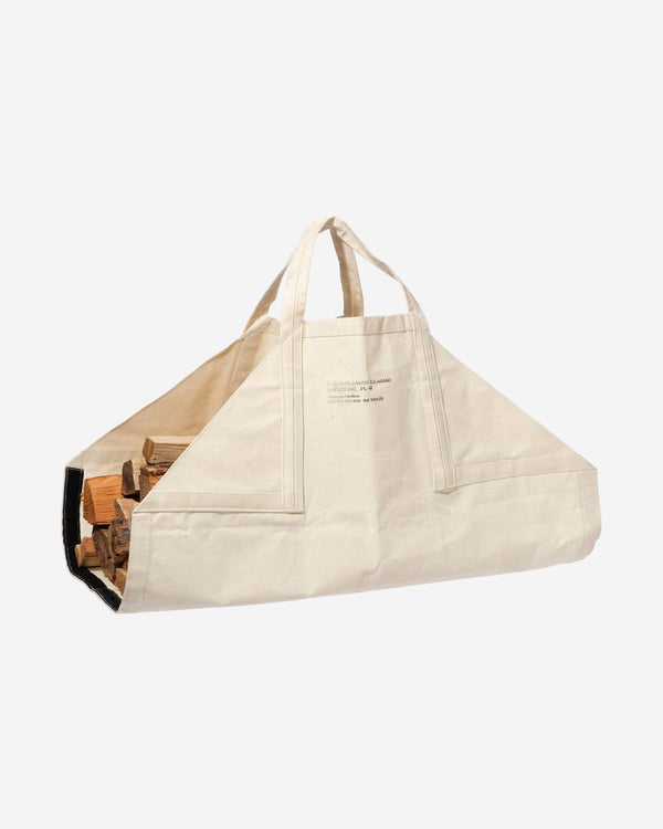 Puebco Firewood Carry Bag (Off White)
