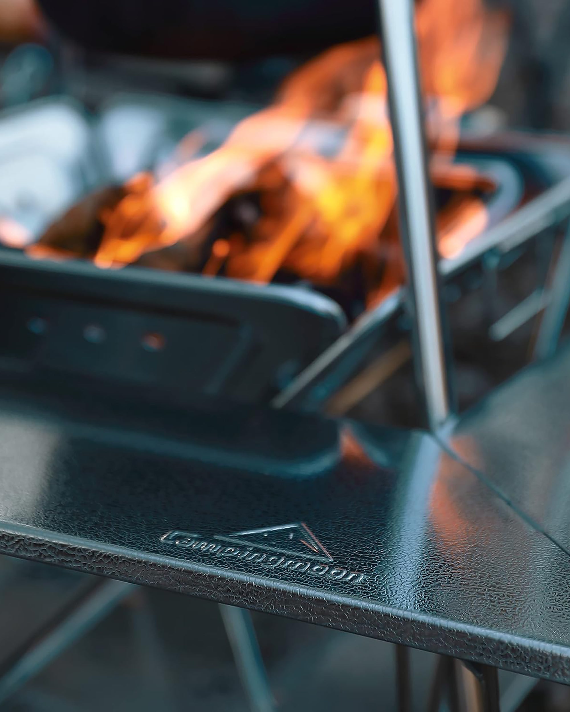 Camping Moon Stainless Steel Firepit Table