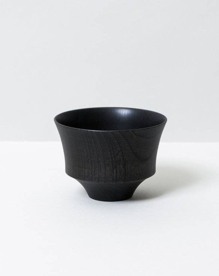 Tsumugi Wooden Bowl - Koma, Black