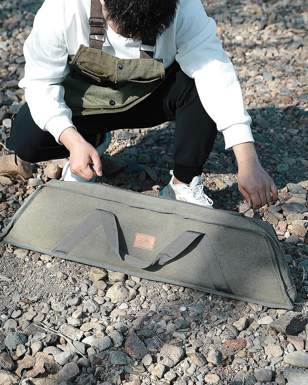 Camping Moon Stainless Steel Firepit Table