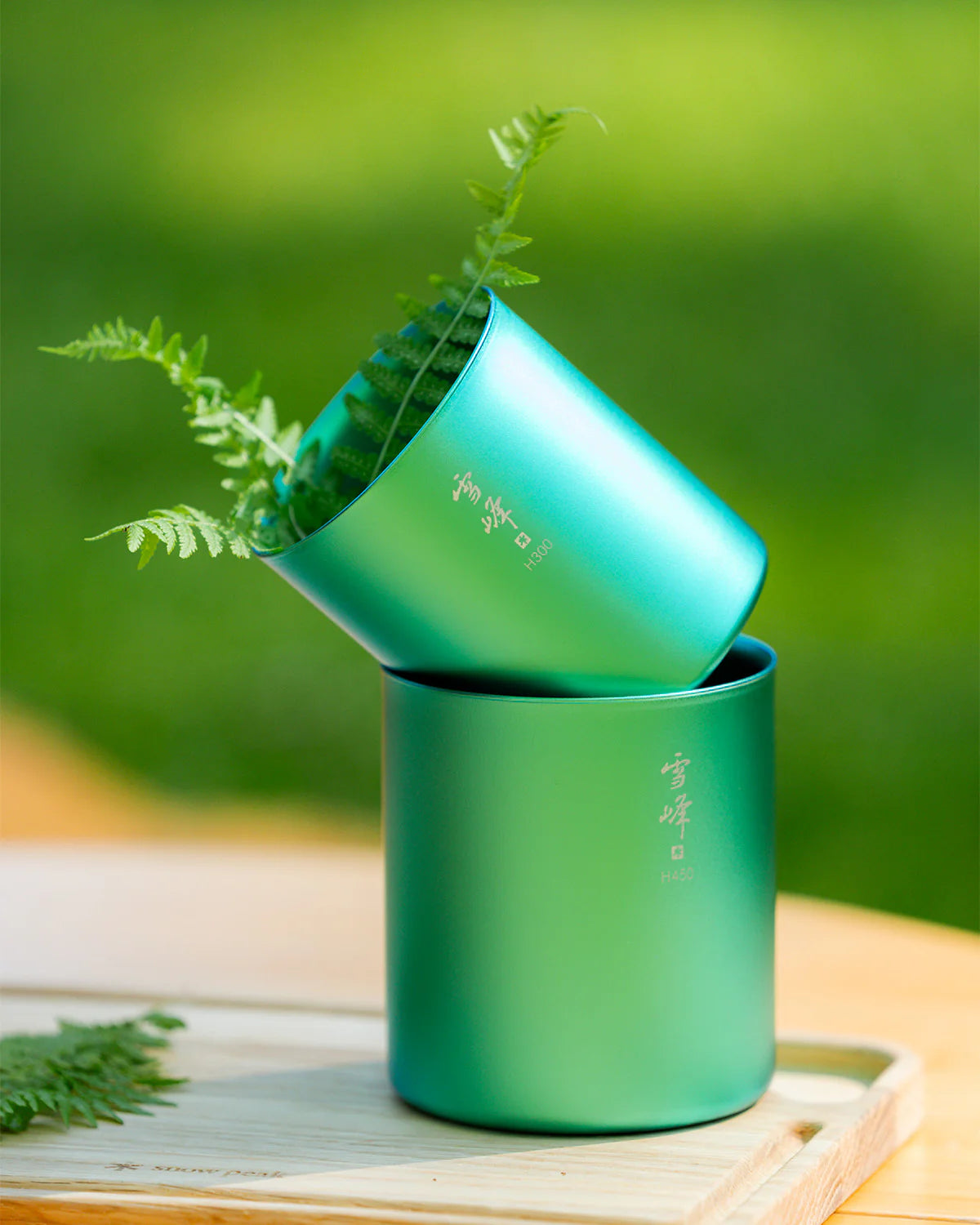 Snow Peak Summer 2026 Titanium Stacking Mug Set