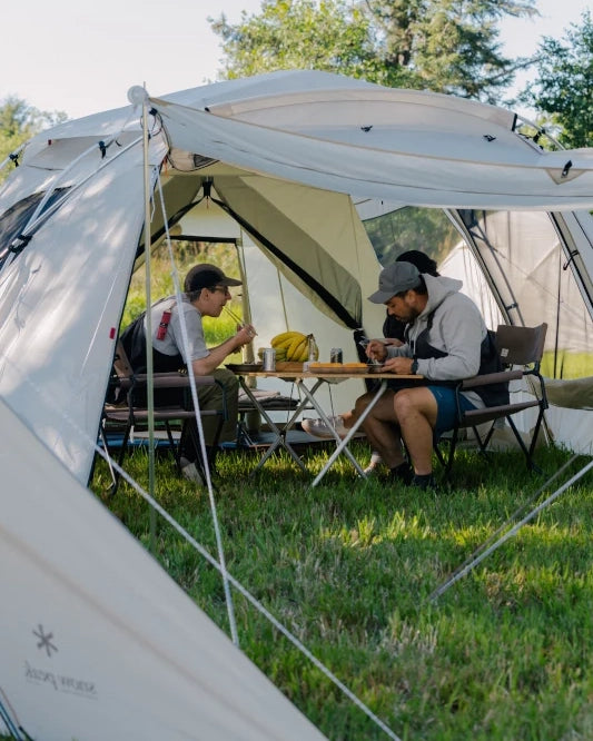 Snow Peak Land Lock Four Person Tent Shelter (Ivory)