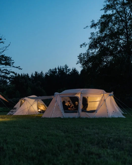 Snow Peak Land Lock Four Person Tent Shelter (Ivory)