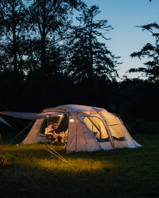 Snow Peak Land Lock Four Person Tent Shelter (Ivory)