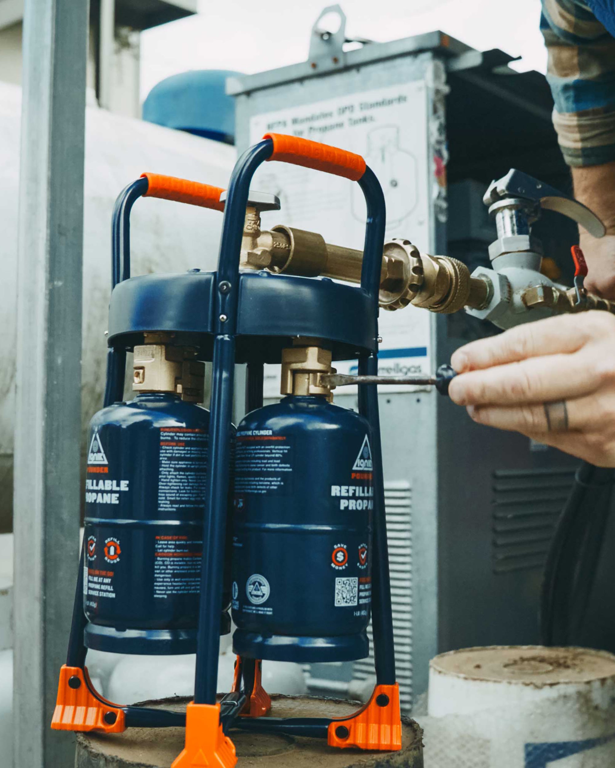 TapRack Refillable Propane System – Kōrogi