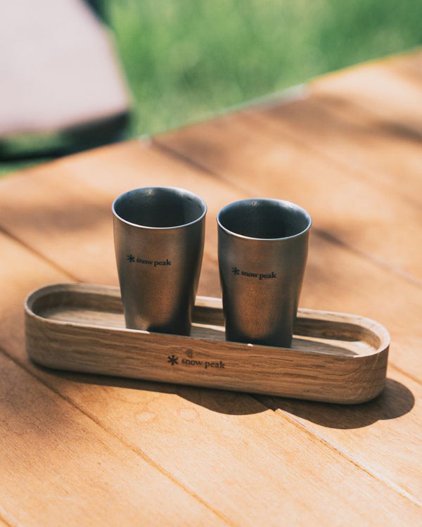 Snow Peak Festival Titanium Shot Glass Duo