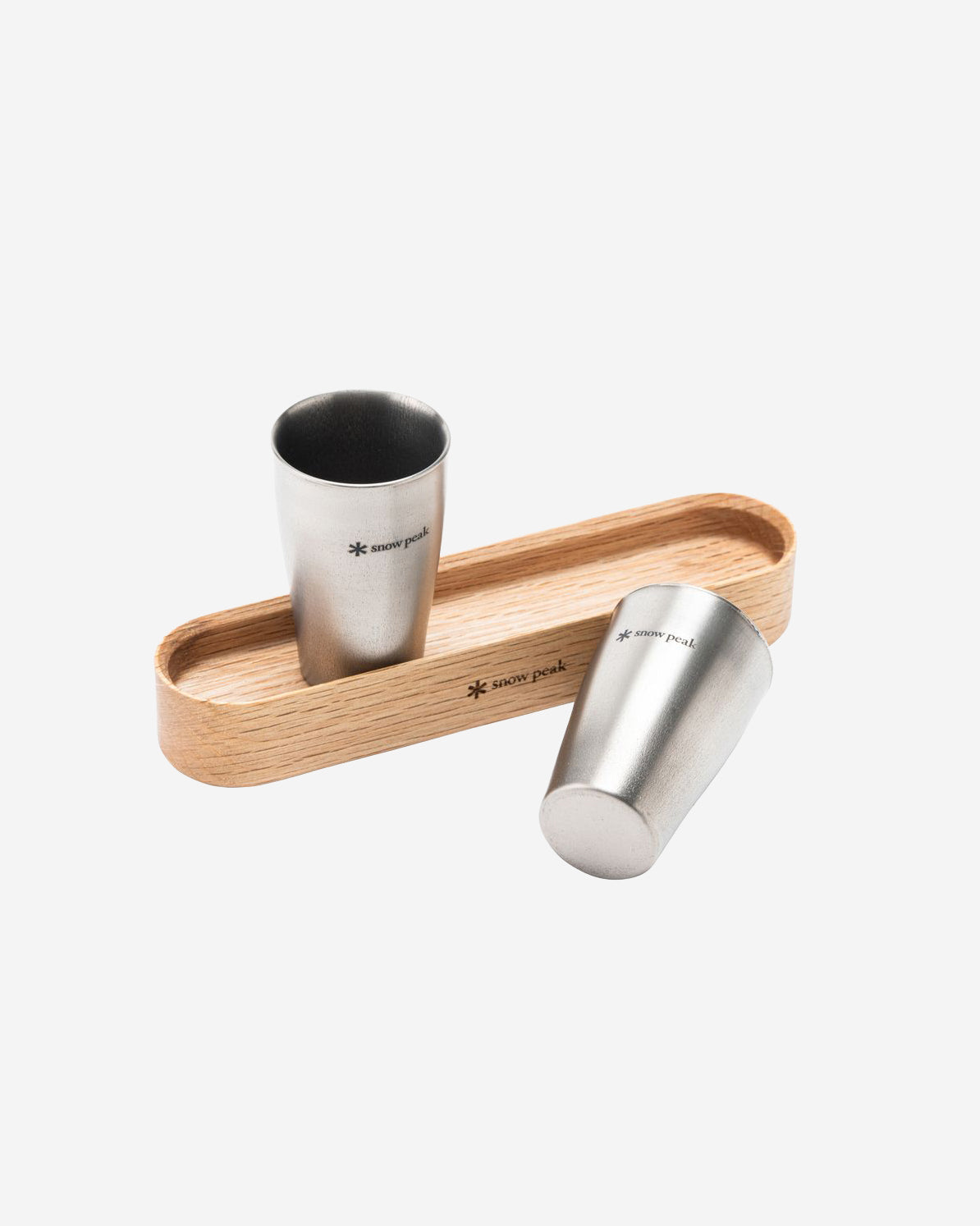 Snow Peak Festival Titanium Shot Glass Duo