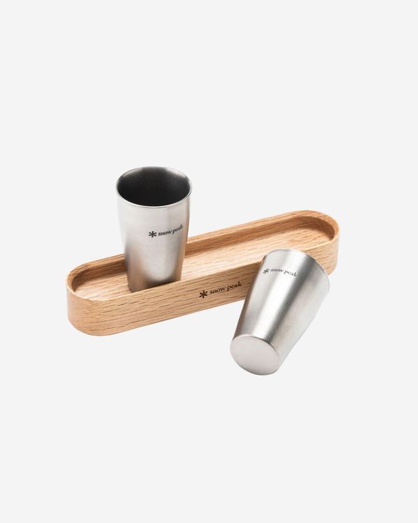 Snow Peak Festival Titanium Shot Glass Duo