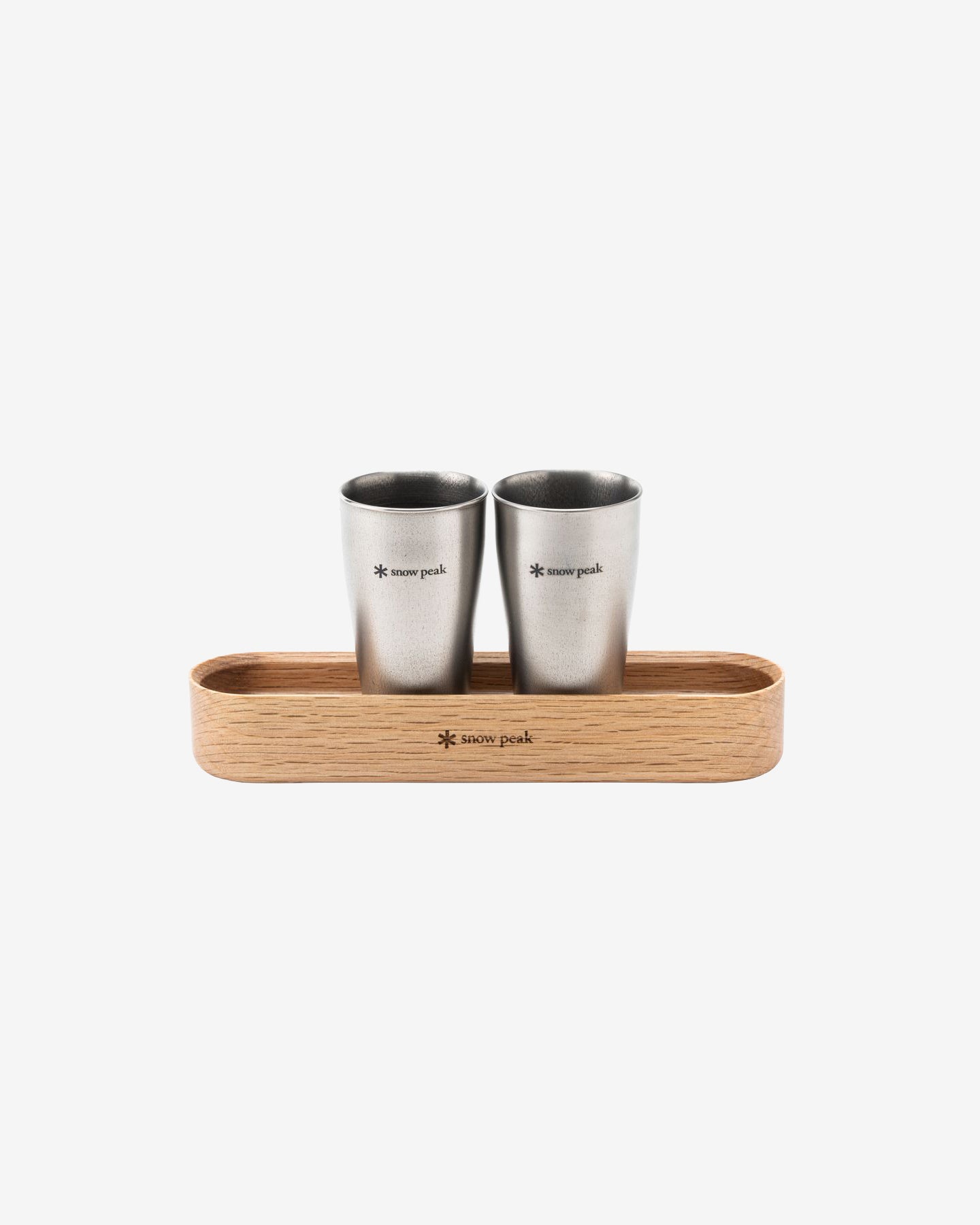 Snow Peak Festival Titanium Shot Glass Duo