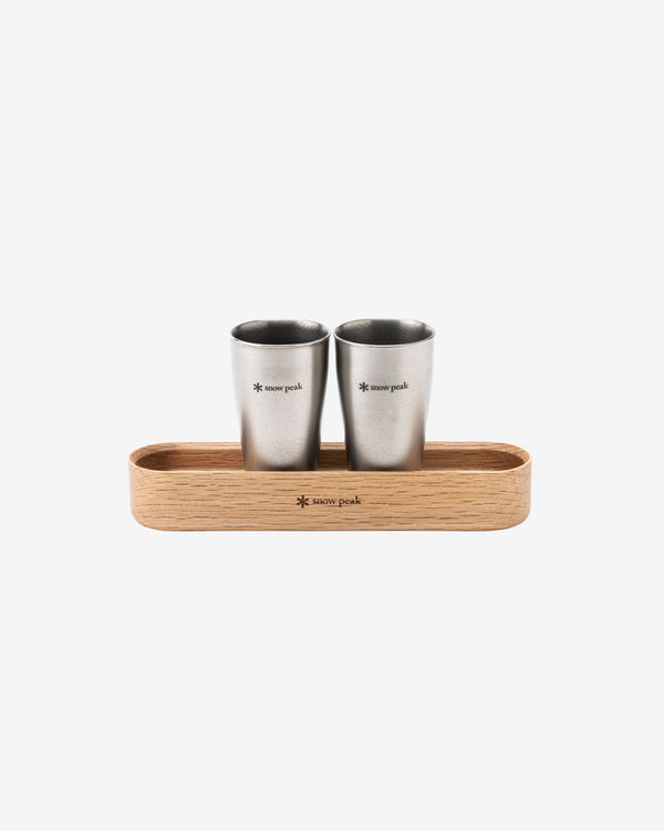 Snow Peak Festival Titanium Shot Glass Duo