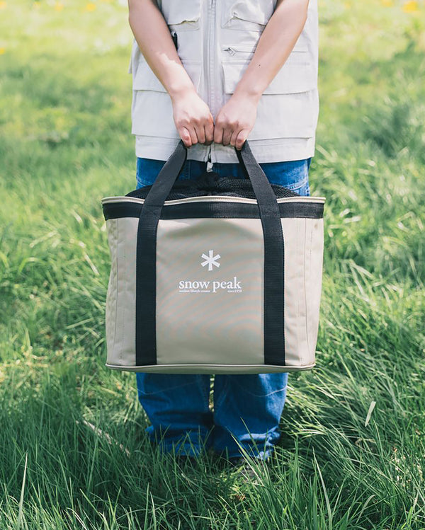 Snow Peak Festival Gear Container Bag (Tan)