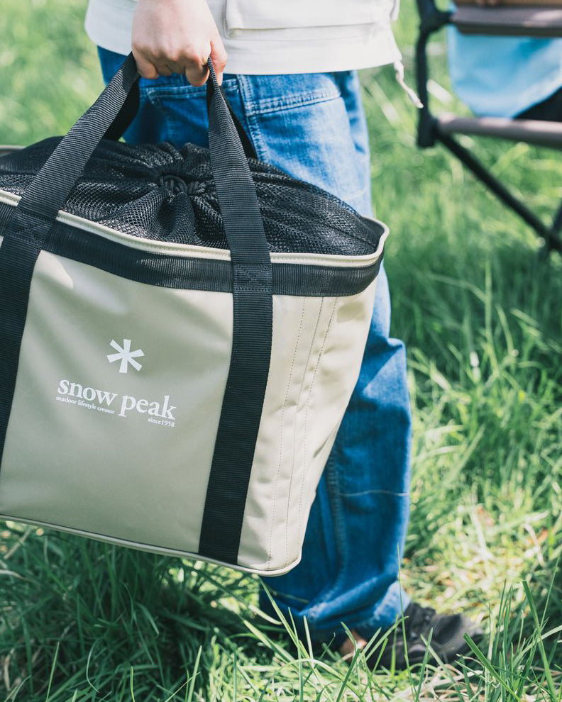 Snow Peak Festival Gear Container Bag (Tan)