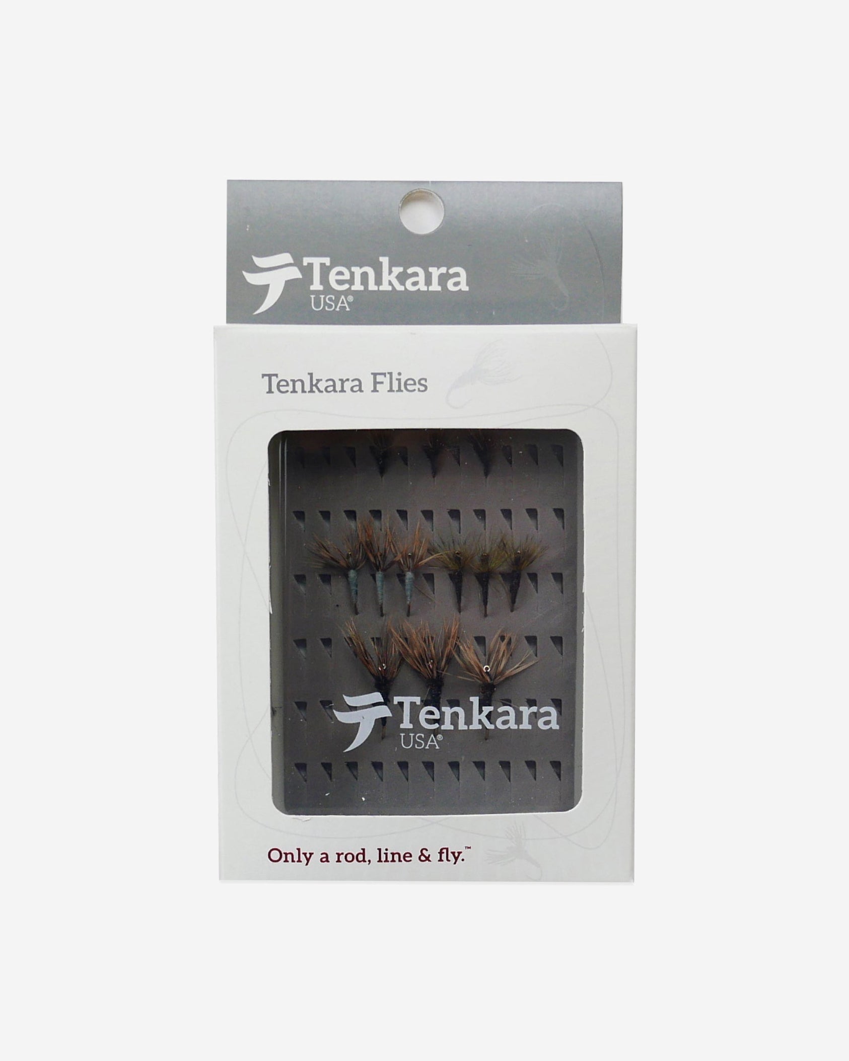 12 Fly Tenkara Set with Slim Fly Box