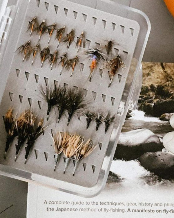 12 Fly Tenkara Set with Slim Fly Box