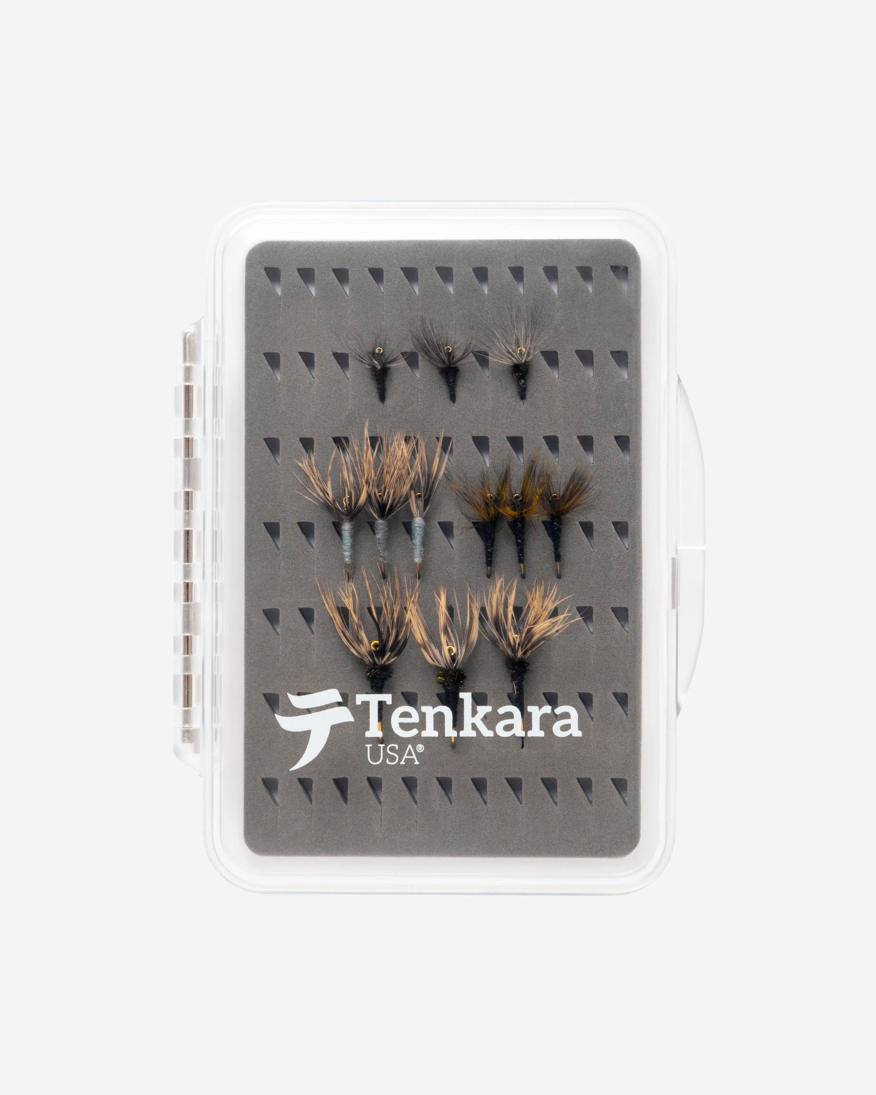 12 Fly Tenkara Set with Slim Fly Box