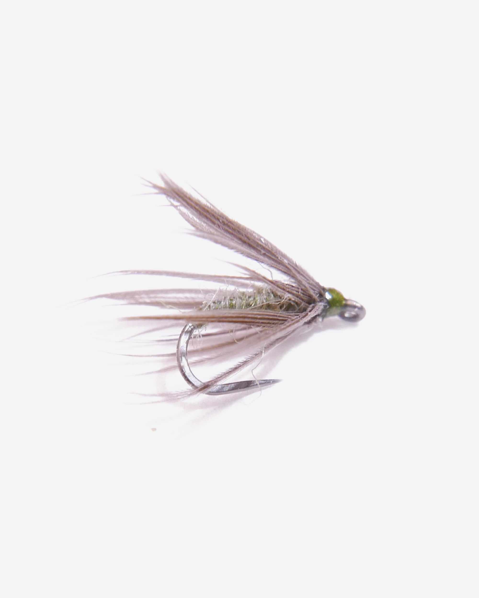 Little Olive Soft Hackle (Size 18 / 3 Flies)