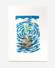 Rising Trout - Art Print