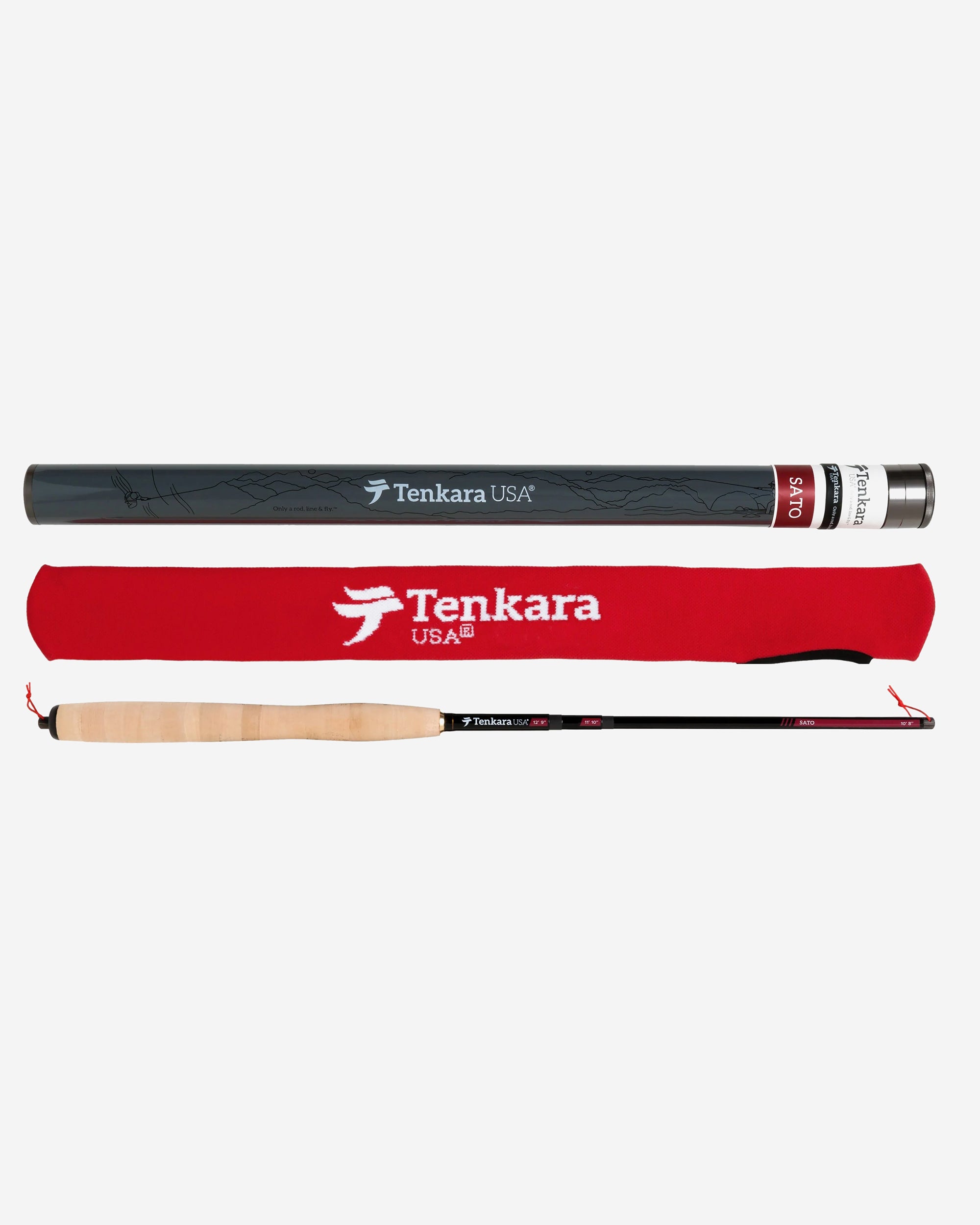 SATO™ 10'8"/ 11'10"/ 12'9" Adjustable Tenkara Fly Fishing Rod