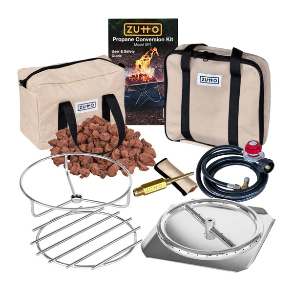 Zutto SP1 Fire Pit Propane Adapter Kit for Folding Fire Pits