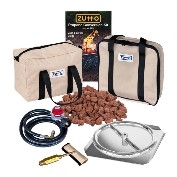Zutto SP1 Fire Pit Propane Adapter Kit for Folding Fire Pits