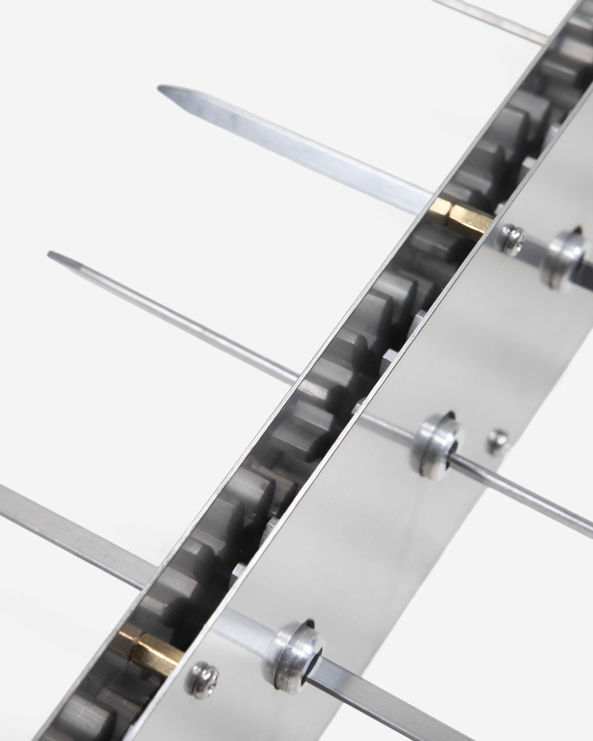 Motorized Stainless Steel Rotisserie Skewer Rack
