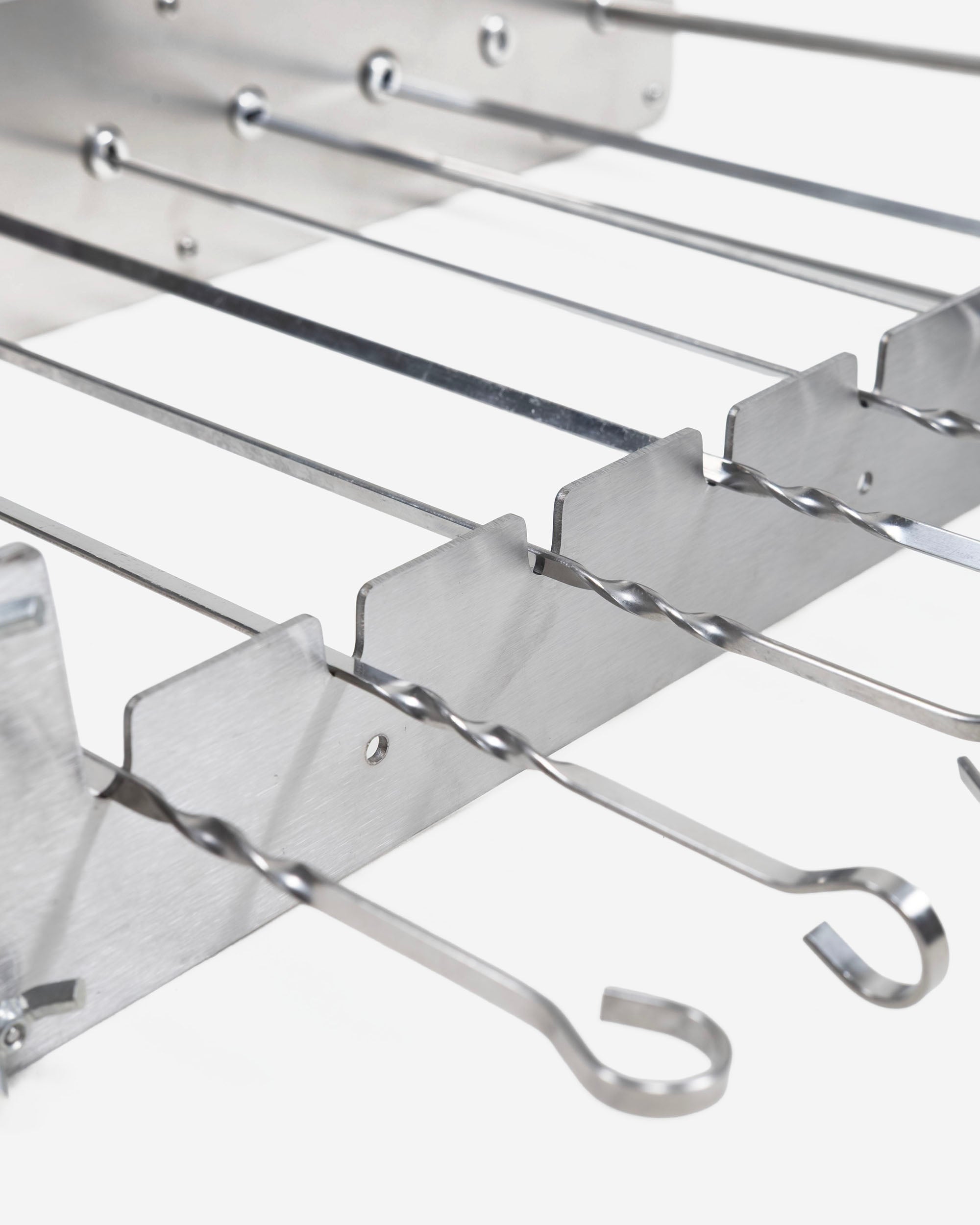 Motorized Stainless Steel Rotisserie Skewer Rack