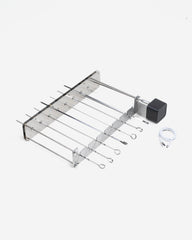 Motorized Stainless Steel Rotisserie Skewer Rack