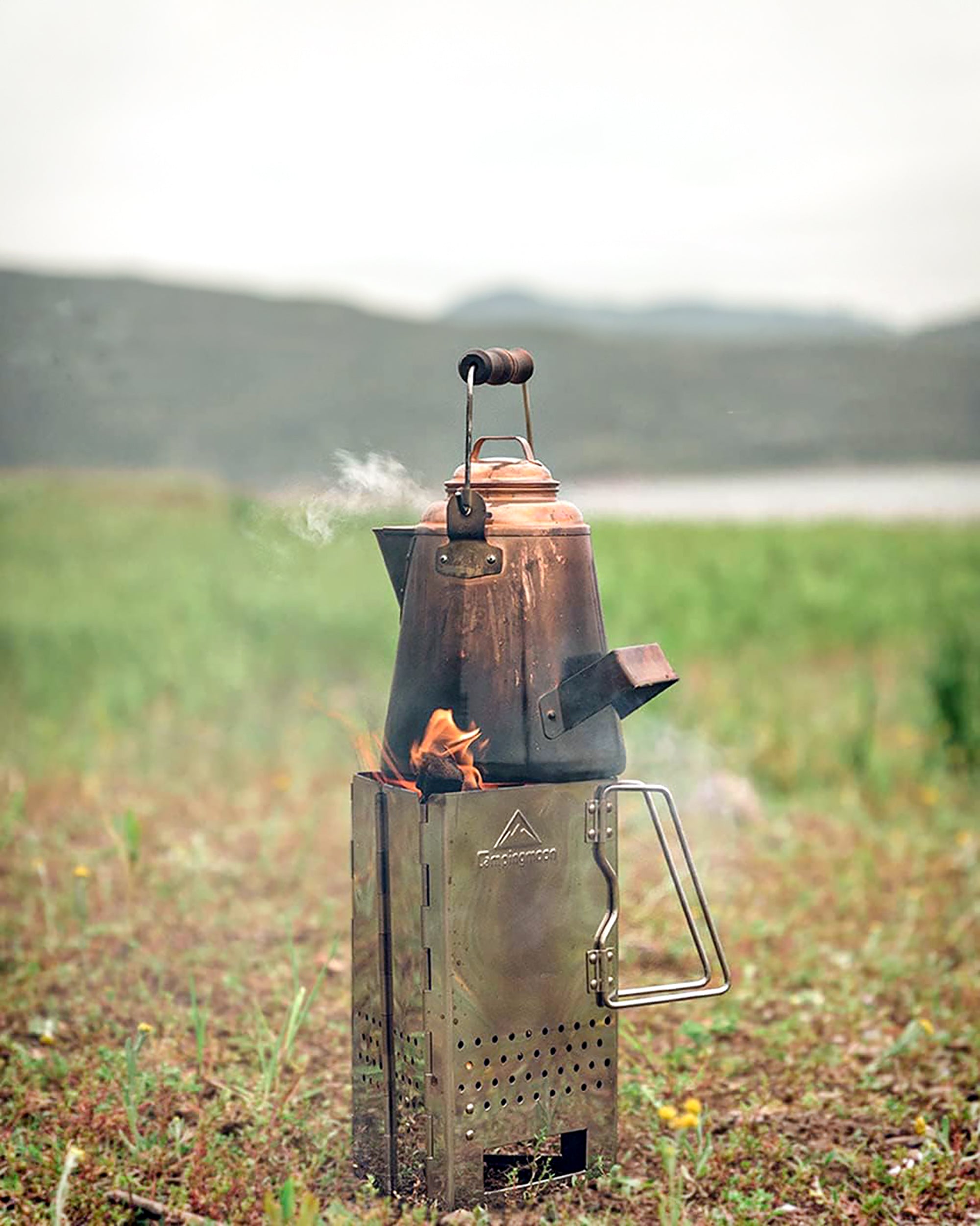 Three-Sided Foldable Charcoal Chimney Fire Starter