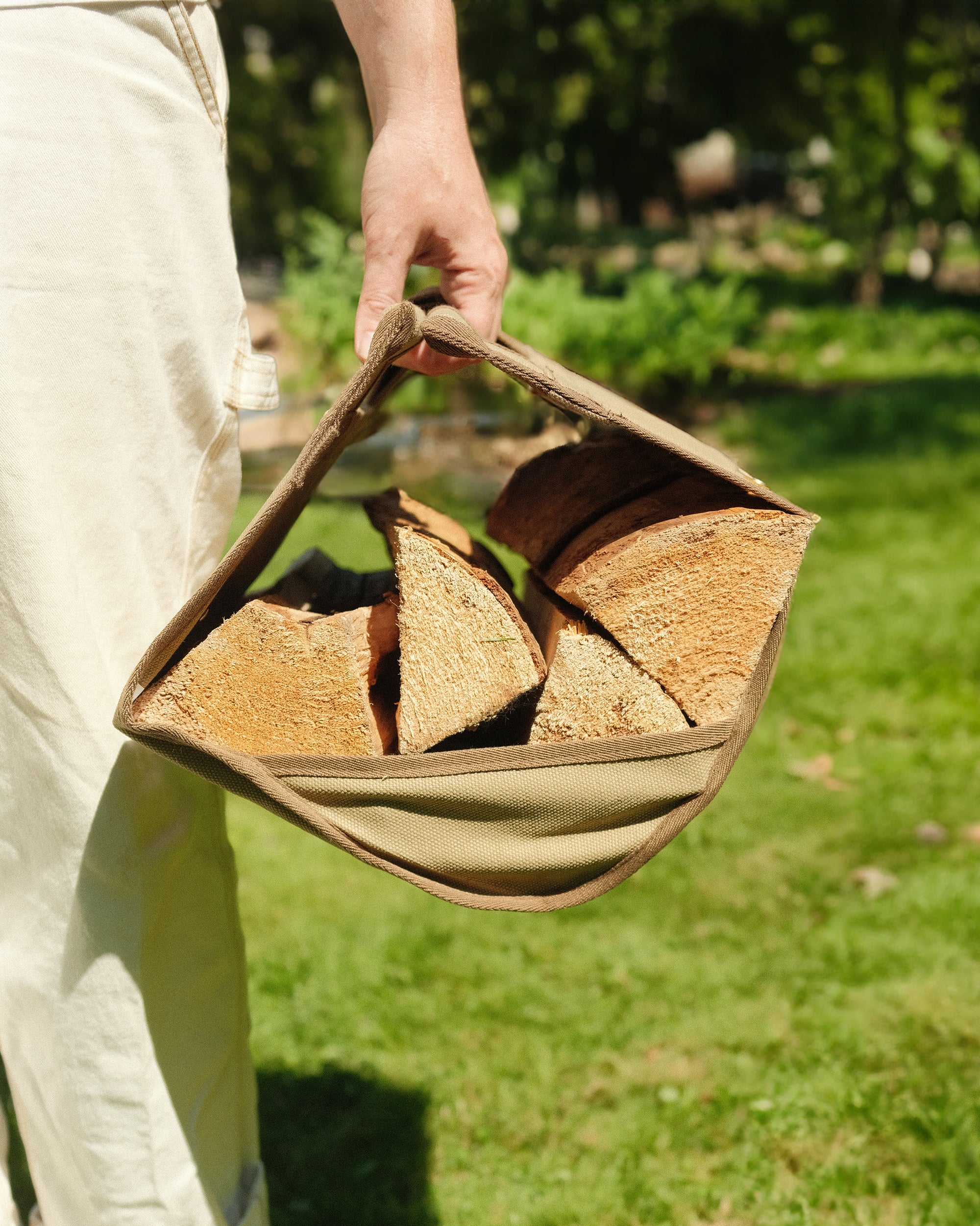 Firewood Field Table and Carry Bag