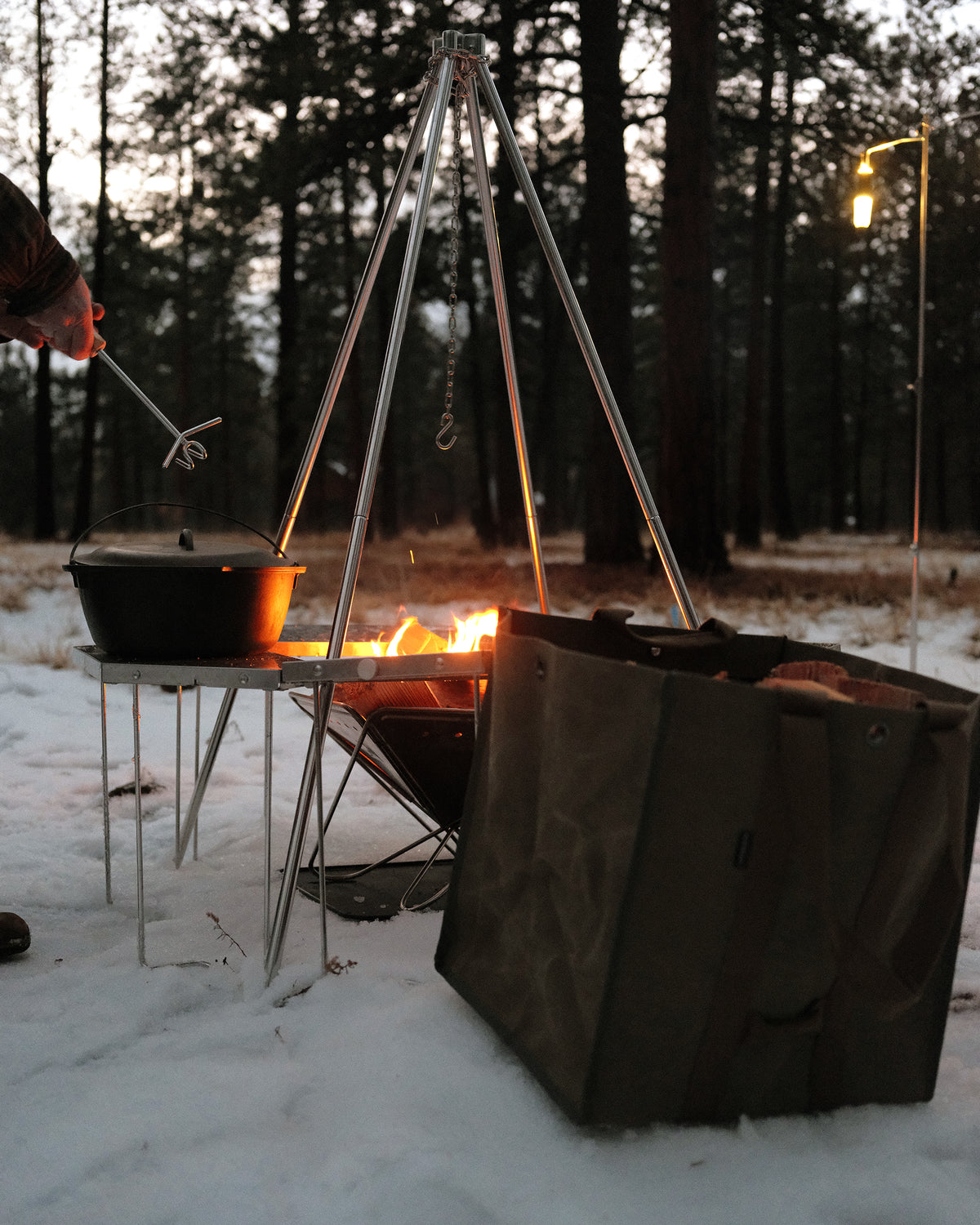 Camping Cooking Rack Quadrapod Stainless Steel Cooking Rack – Kōrogi