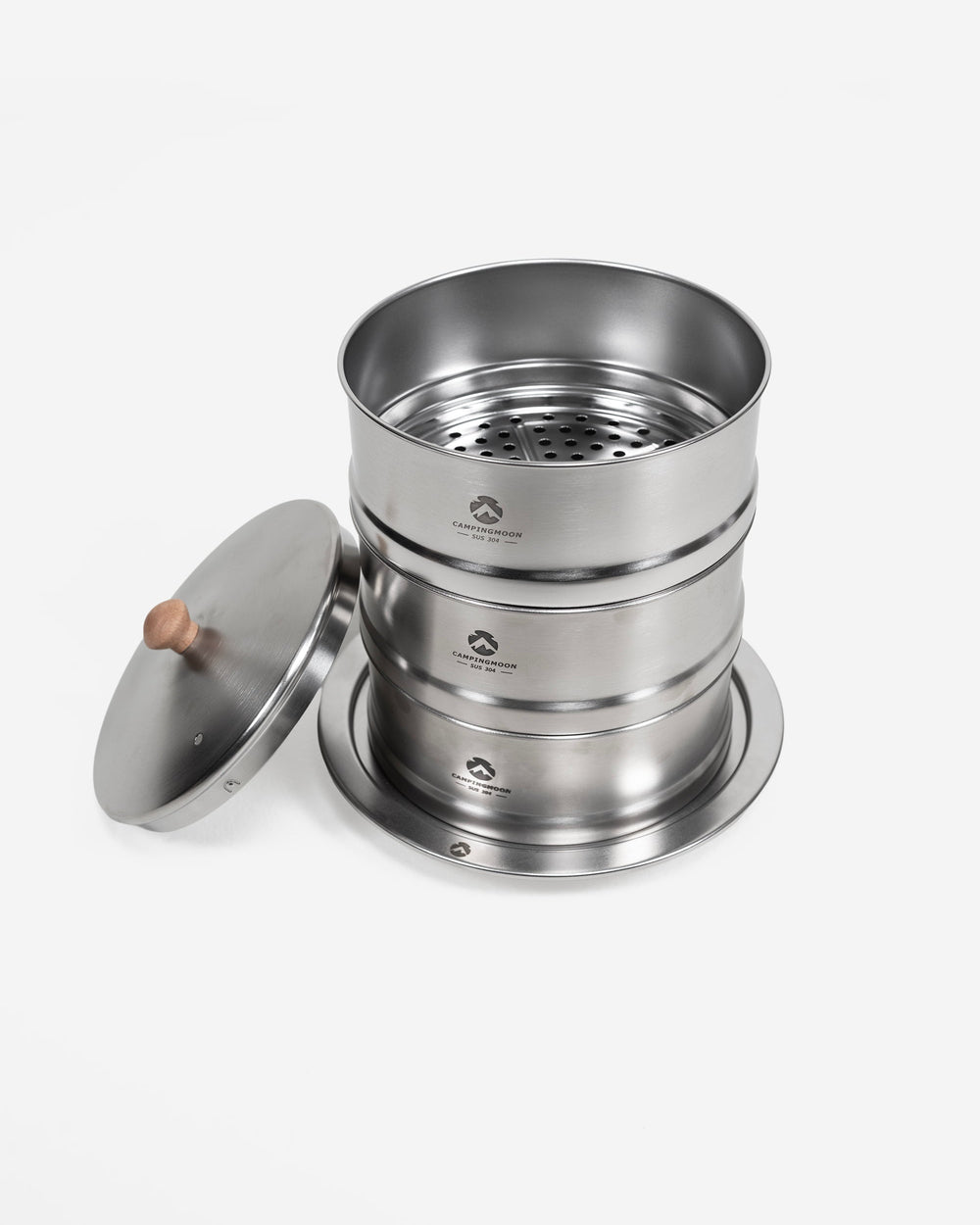 Camping Moon 3-Layer Stackable Steamer Set