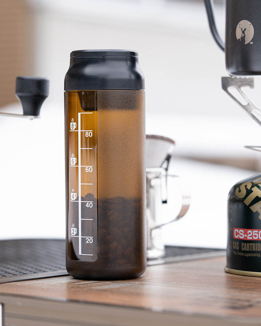 Coffee Bean Canister and Measure