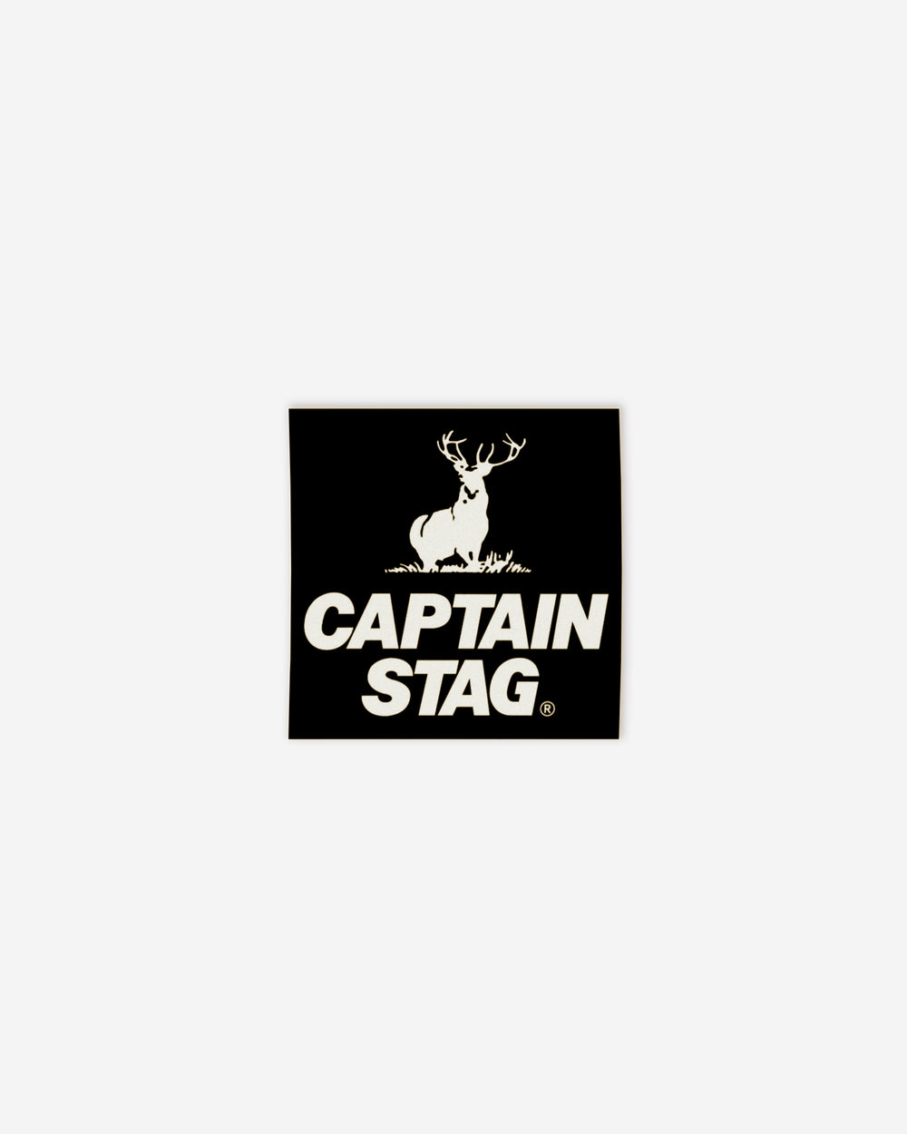 Captain Stag Sticker (Black)