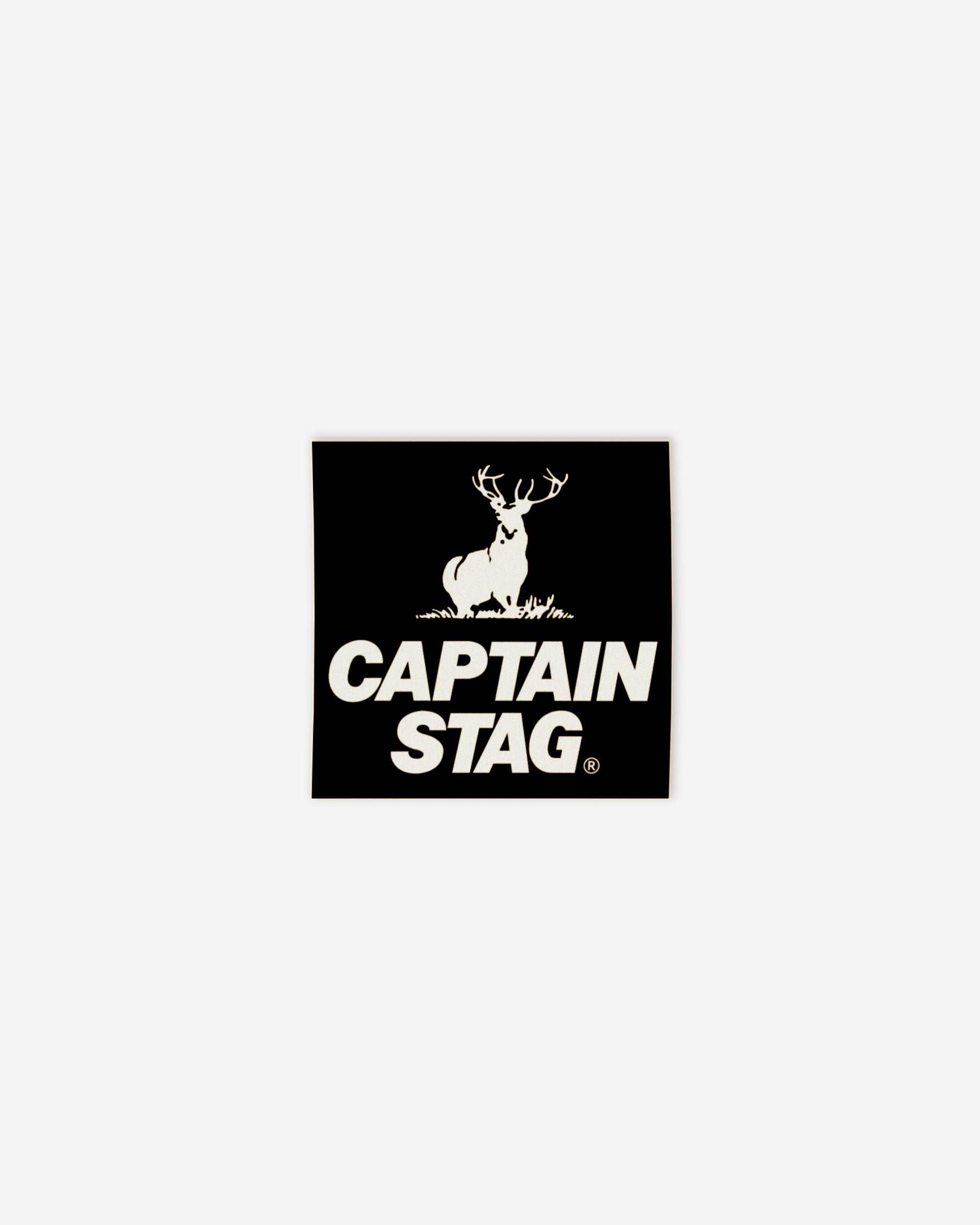 Captain Stag Sticker (Black)