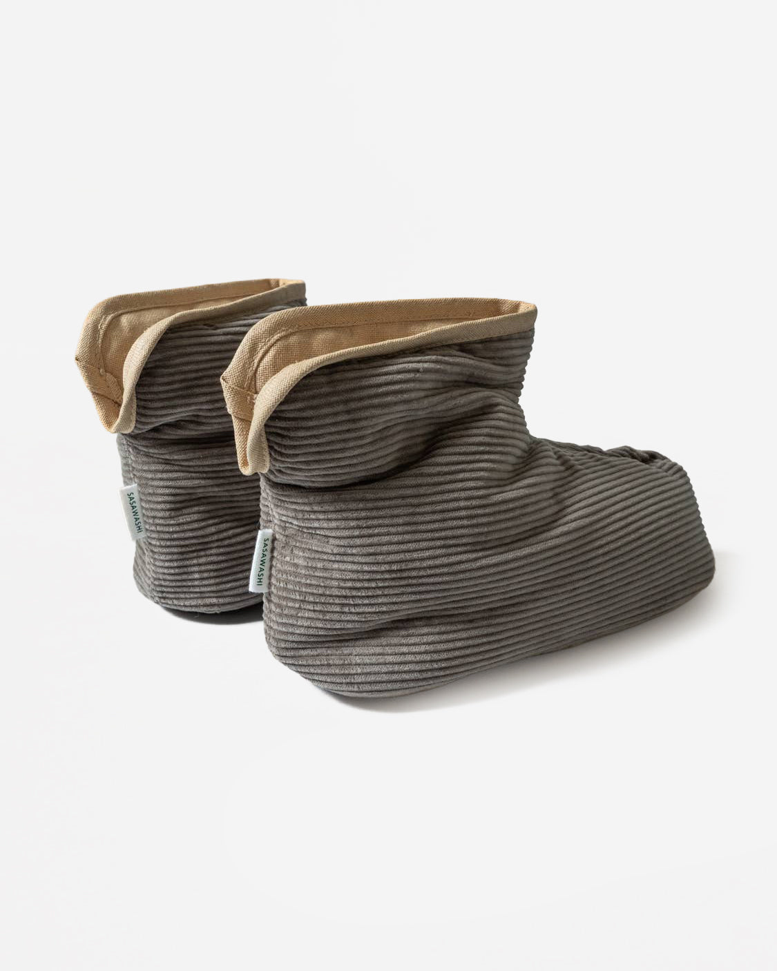 Sasawashi Corduroy Tent Boots (Taupe)