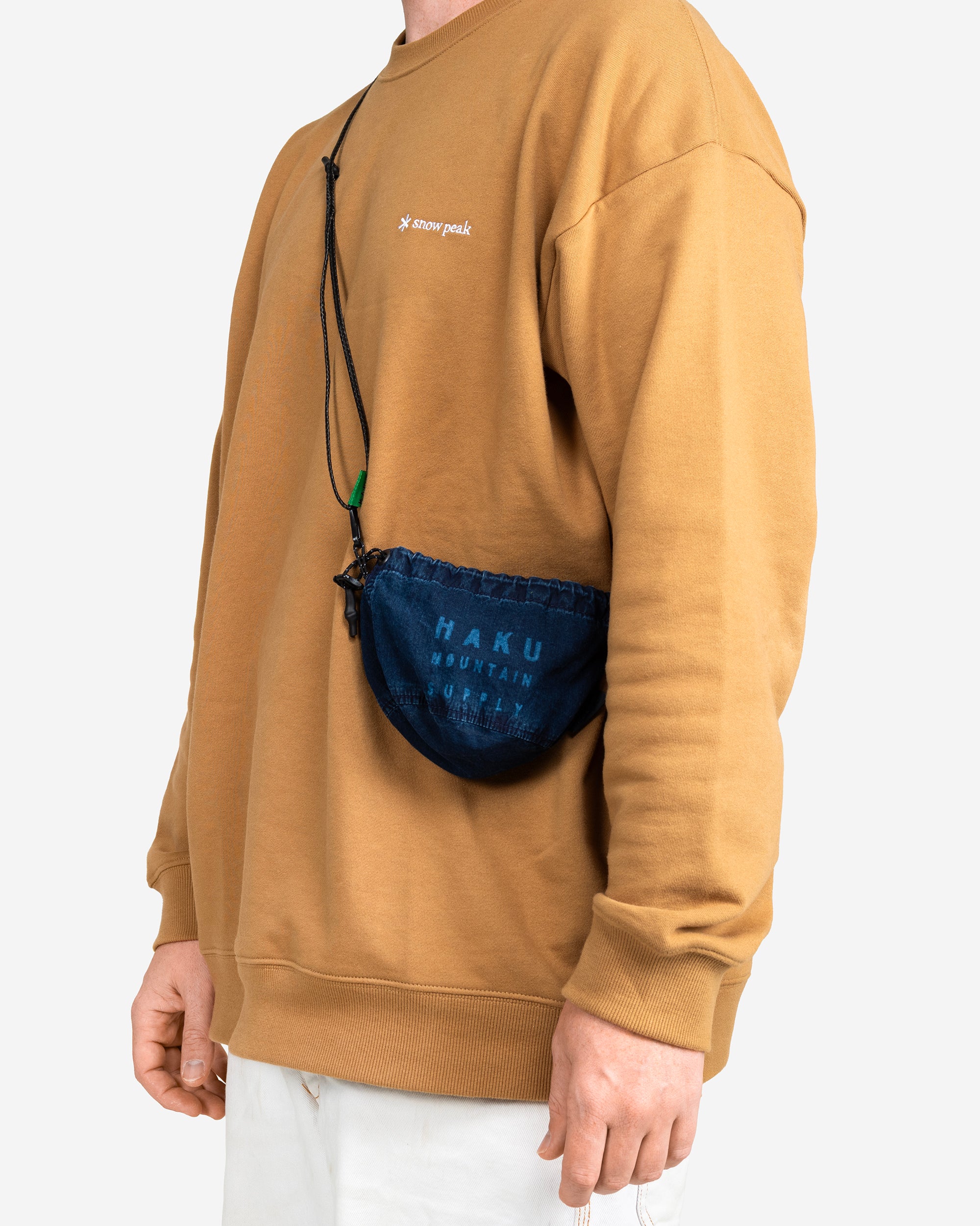 Haku Mt. Supply Denim Transform Sacoche Bag + Camping Gas Cover