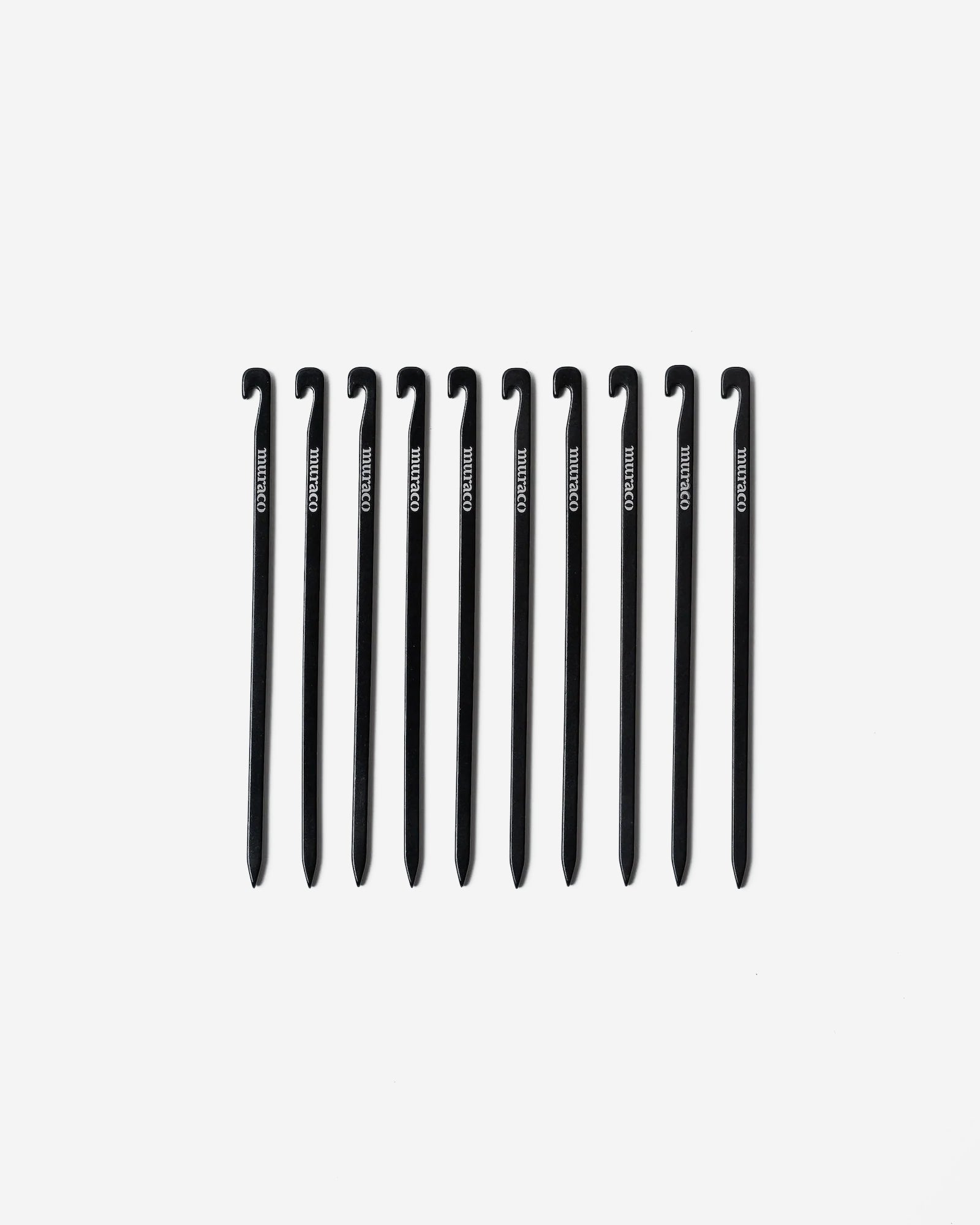 Angular Nail Tent Stake (Black)