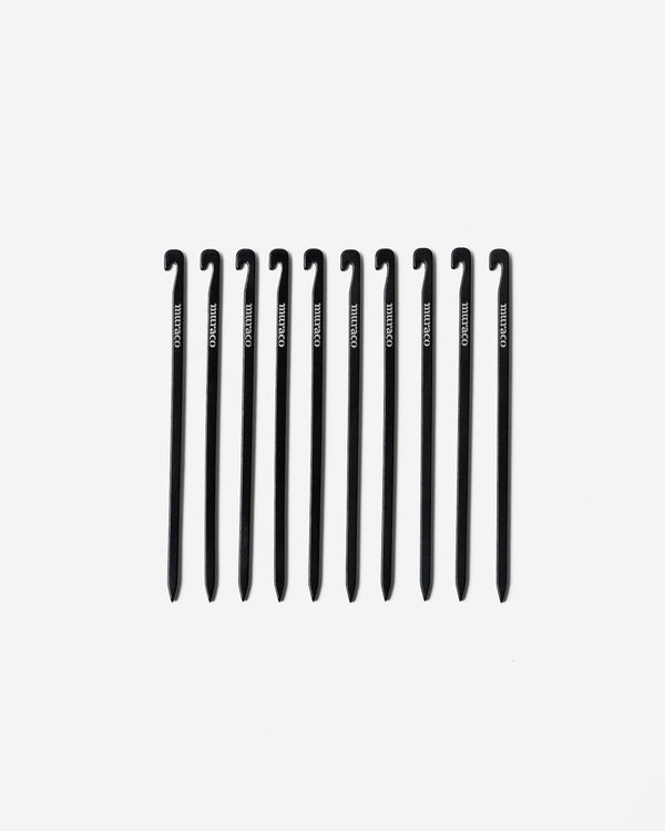 Angular Nail Tent Stake (Black)