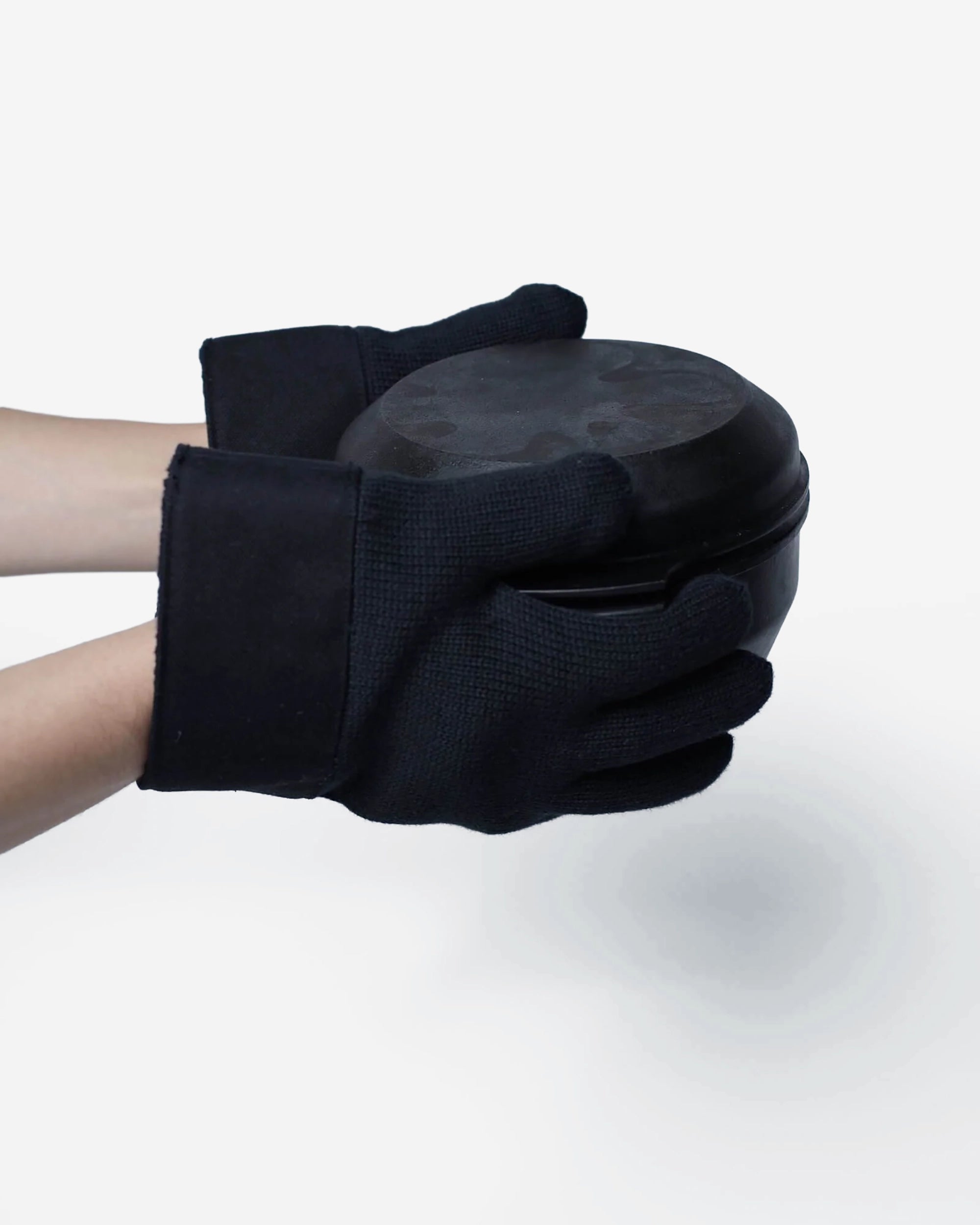 Double Knit Heat-Insulated Gloves (Black)