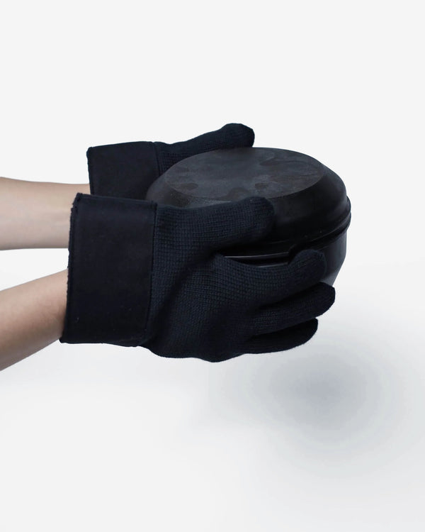 Double Knit Heat-Insulated Gloves (Black)