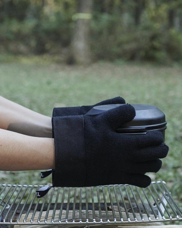 Double Knit Heat-Insulated Gloves (Black)