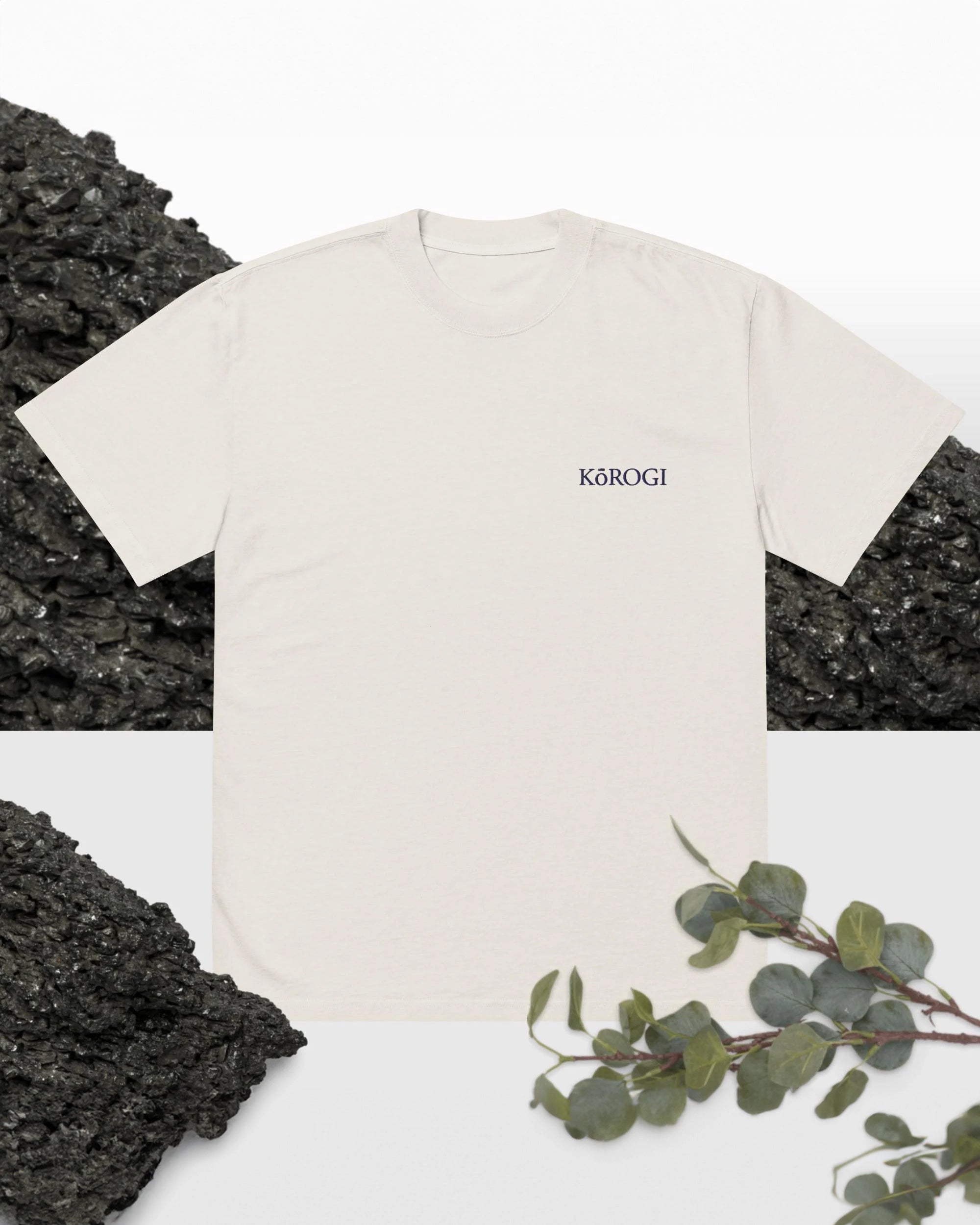 KōROGI Embroidered Logo Oversized Shirt