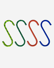 Peace Cabin Utility Hanging Hooks 4 Pack (Multi Brights)