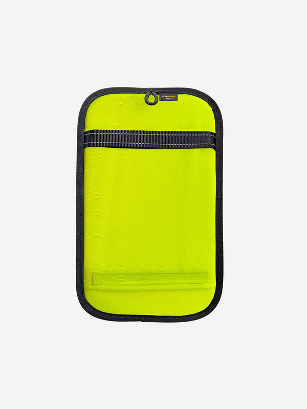 Peace Cabin Utility Sit / Kneel Pad (Brown + Neon Yellow)