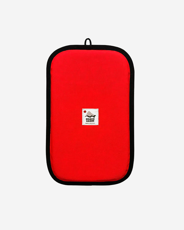 Peace Cabin Utility Sit / Kneel Pad (Neon Orange + Cobalt)