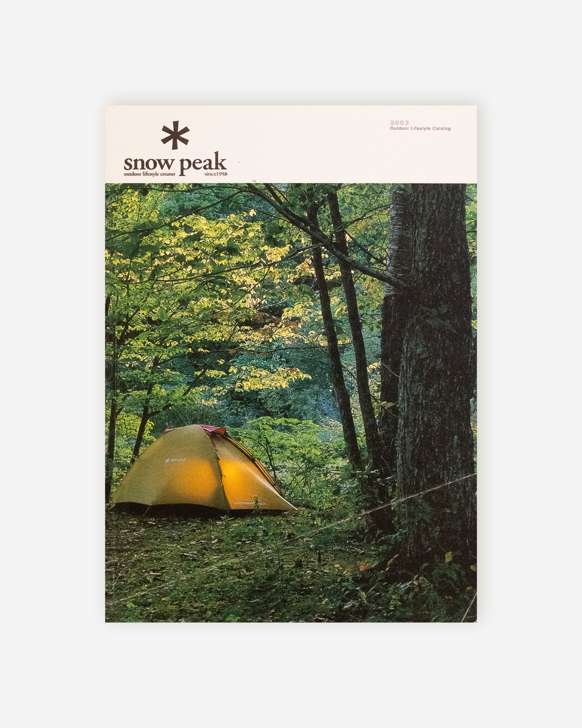 2002 Snow Peak Outdoor Lifestyle Catalog (Physical Copy)